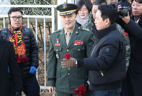 1심 선고 마친 박정훈 전 수사단장.<연합뉴스>